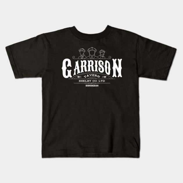 Garrison Tavern from the Shelby Bros Kids T-Shirt by chillstudio